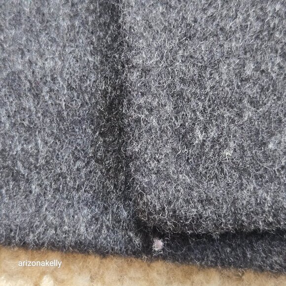 NWT Wool Blend Double Faced Overcoat in Graphite The Reset R Label XS - Picture 10 of 13